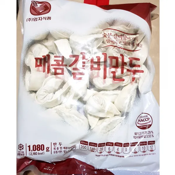 si)좋은 식자재 매콤갈비만두(엄지 1.08K)X9, 단일상품