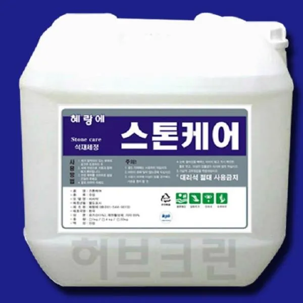사사삭 스톤케어 4리터 1개 돌청소 외벽청소 화강석 계단청소, 스톤케어 4L 1개