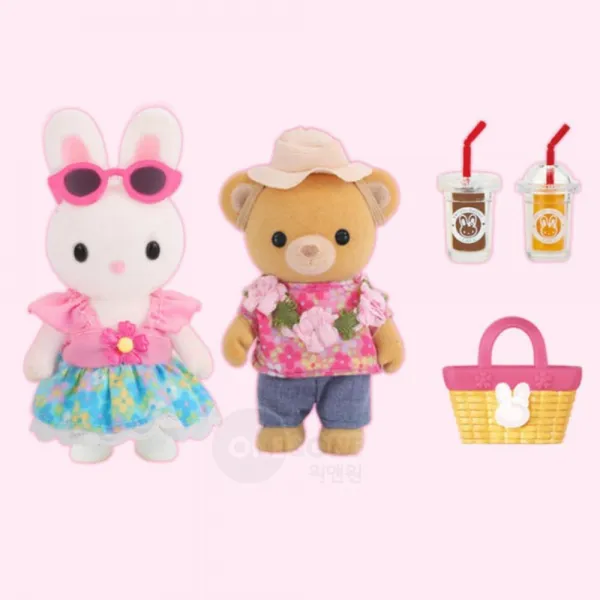 승보샵 여아선물 곰돌이 토끼 소꿉놀이 인형 적응력 생일선물