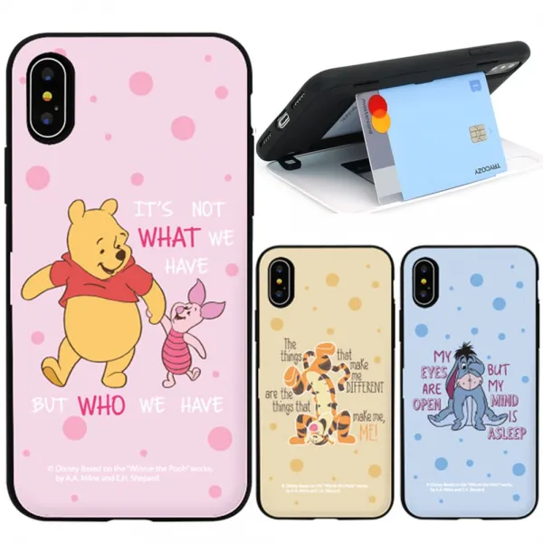 미쁘다 아이폰xs맥스 디즈니푸 도트 카드 범퍼케이스 무료배송