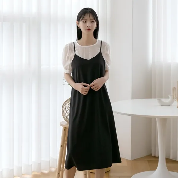 나인 샤인 원피스 블라우스 세트s Op 5197 