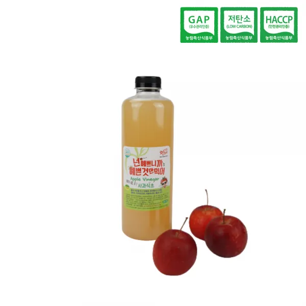 사과깡패 발효사과식초 넌예쁘니까 예쁜것만먹어, 400ml, 1개