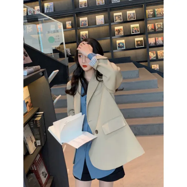 해외 여성정장세트 코트녀 2020