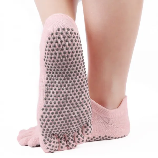 요가 양말 Jan.03 353번 TOES0X 동질요가양말 미끄럼방지초보자 겨울여성 필라테스댄스몸에 발가락을 나눠서 양말 다섯 손가락에 댄다.Z