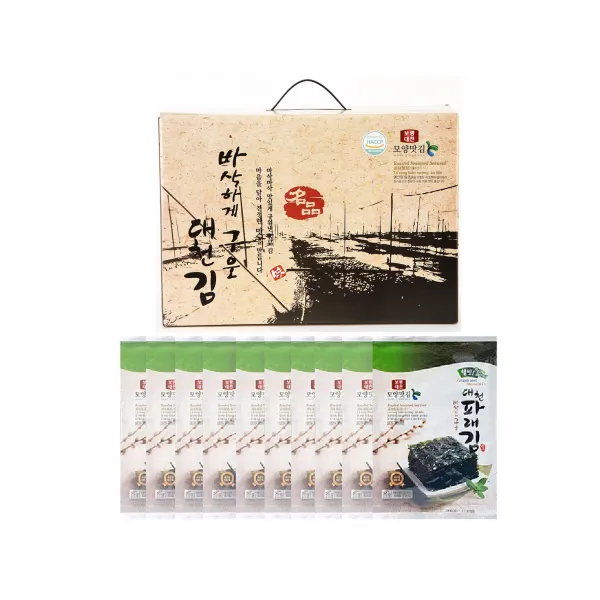 [대천김] 바삭하게 구운 대천파래김(전장김)_10봉, 1세트