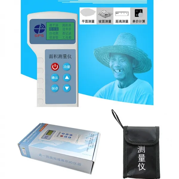 고정밀도 측량 의례 손잡이 GPS 수확기 농토 측정함 지기 구획물 KM3, KM-3 면적 측량 의례