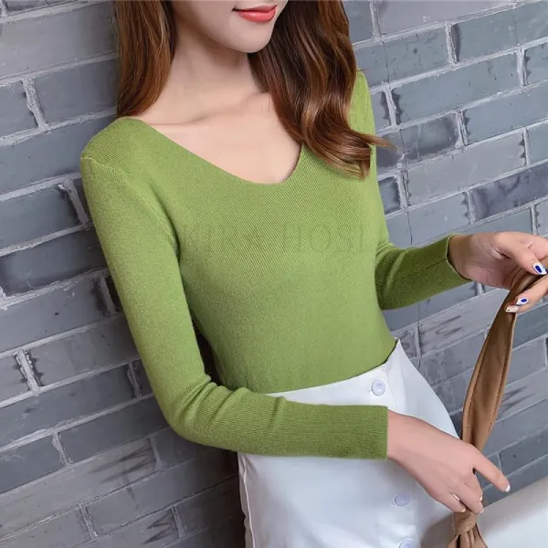 Kirahosi 히쿠 가을 여성 니트 티셔츠 블라우스 예쁜 스웨터 패션 N 43 +덧신 증정 Mlpgvey