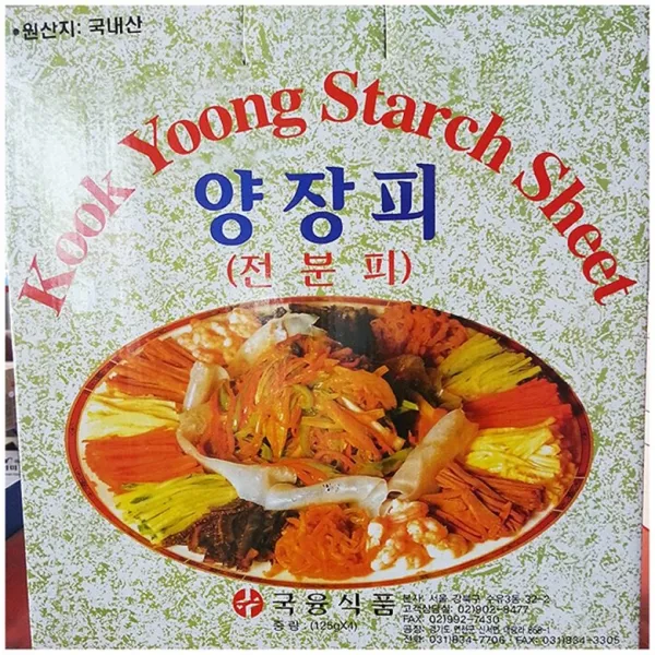 국융식품 식자재마트 양장피 국융 125g X4 