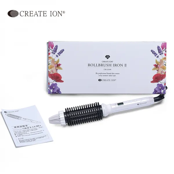 헤어롤머리빗 와이드 화상방지 전기 내부 단추 앞머리헤어롤 몽둥이질을 함 신기 CREATEION 인싸템 궁 마을 호연지기, 26mm （직경 ）