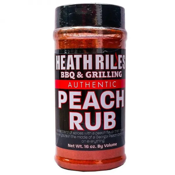 해외구매 Heath Ralles 바베큐 Peach RUB 조미료 챔피언 핏마비 레시피 셰이커 향신료 믹스 16 온스., 상세참조, 상세참조