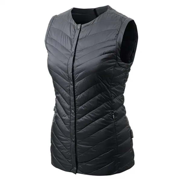  Elle Golf 조끼형 경량 다운베스트 여 _6e81402 Wine 501 