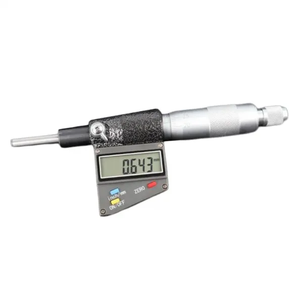 STK 0-25mm 직경 디지털 방식으로 외부 마이크로 미터 머리 0.001mm 정확도, 1개
