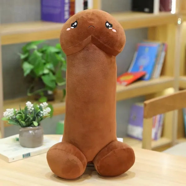 근육 친구 베개 바디필로우 재미있는 선물 쿠션 남자, 억울하다-브라운, 30cmcm