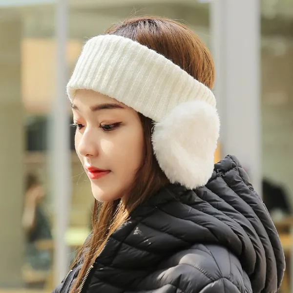 베리플로피 귀마개 골프 스키 퍼 귀도리 니트 헤어밴드 겨울 방한 귀덮개 골프밴드릴리 6컬러 