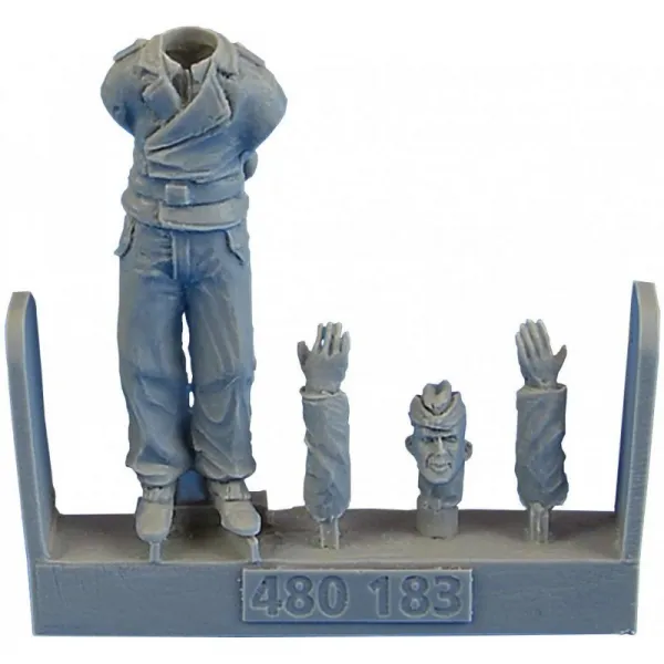 에어로 보너스 48 제 2 차 세계 대전 독일군 전차병 A 레진 키트 Arb480183