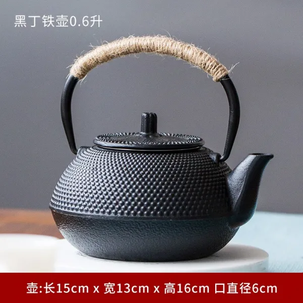 cpmteaset 키친웨어 주방인테리어 차 주전자 34147562, 블랙 정쇠 주전자 06올라