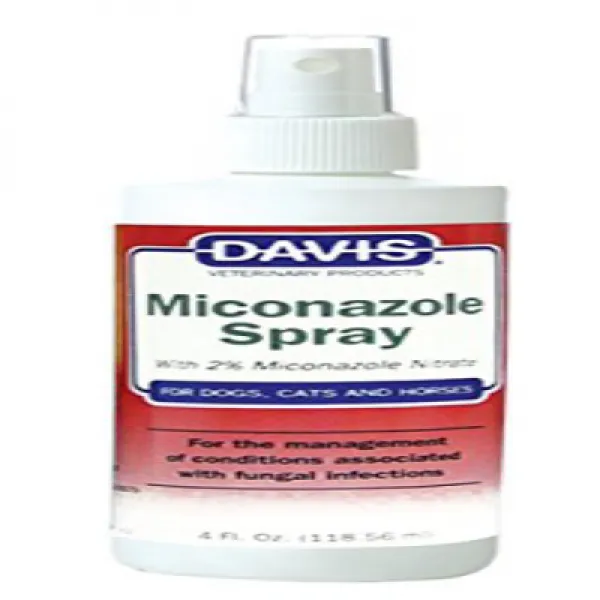 Davis Miconazole Spray Pets 4 oz 데이비스 미코 나졸 스프레이 애완 동물 113.4g, 1