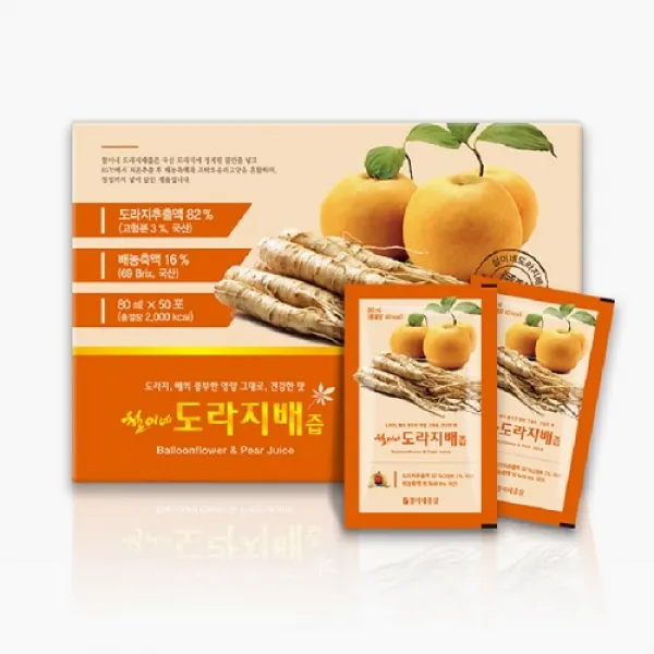 철이네홍삼 철이네도라지배즙 80ml 50포