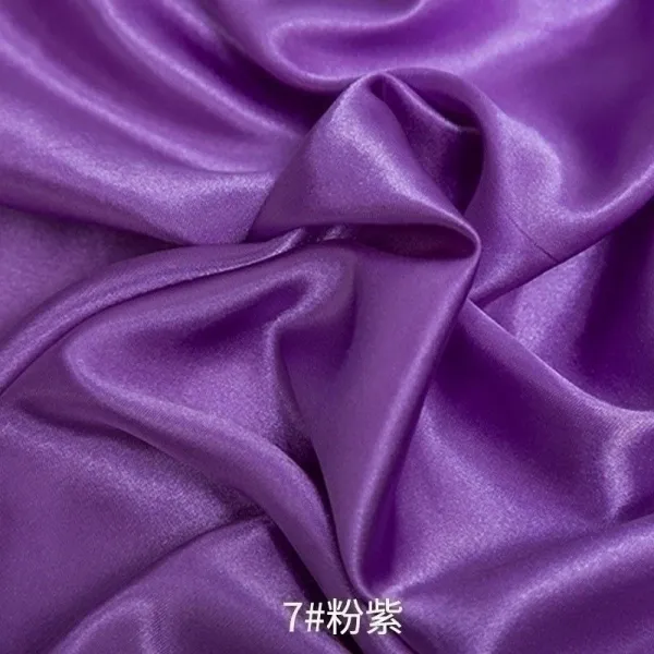 프렌드영 복장 원단 진홍 블랙 남색천 그린 천 엘로 컬러 분홍 천과 주단을 만들다 패브릭 방적 견직물, 7# 핑크퍼플 1건 ＝1메터 여러 가