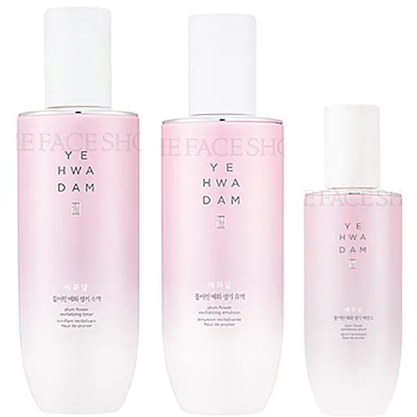 더페이스샵 예화담 물어린 매화 생기 에센스 3종세트 (160ml+140ml+45ml), 단일상품