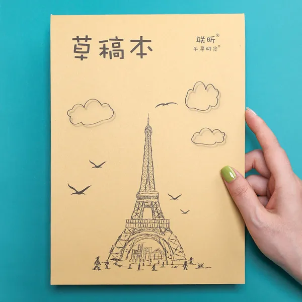 용지 혜택 룩 초고지 본 연구함 학생용 공백 시험 베이지 눈보호 두꺼운 종이 기초하다 3172814146, 한 권의 복장 (베이지 아이보호용종이