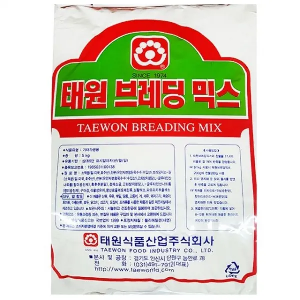 재료 베이킹 1844 업소용식자재plplvtajoh 43052 태원 브래딩믹스 태원식품산업 식자재 대용량식자재 가루 제빵