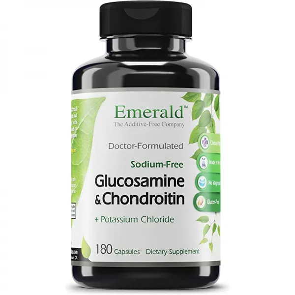 칼륨 필수 관절 복합체를 가진 에메랄드 연구소 글루코사민 콘드로이틴은 연골 180캡슐의 통증 강성 지지를 완화하는 공동 건강 지원을 지원한다 상세페이지 참조 상세페이지 참조