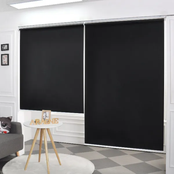 아라크네 맞춤제작 암막방염듀오양면 롤스크린 결재시 색상 입력 암막방염듀오양면 