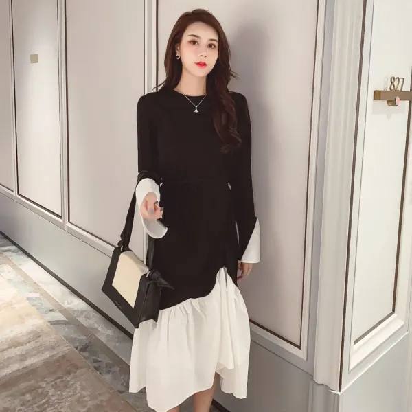 에이프릴래빗 19가을 스커트 롱 스커트 여성 여성 스커트 20se133