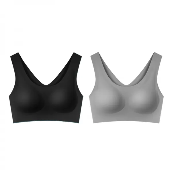 유란 실내 속옷 원턱 햄라인브라 여성 대흉 보여 숏 브래지어 겨울 가을 얇은 풀컵