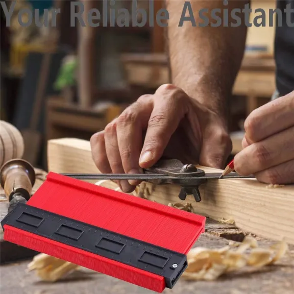 특수용 전사이즈 플라스틱 프로필 복사 게이지 등고선 복제기 표준 목재 표시 도구gauge 03 Blue 5inch