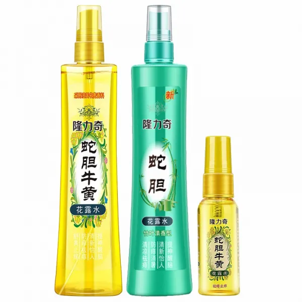 통역치 뱀 쓸개 이슬세트로 살살 살살 제거 가려움방지용 모기 스프레이 형 195ml*2병
