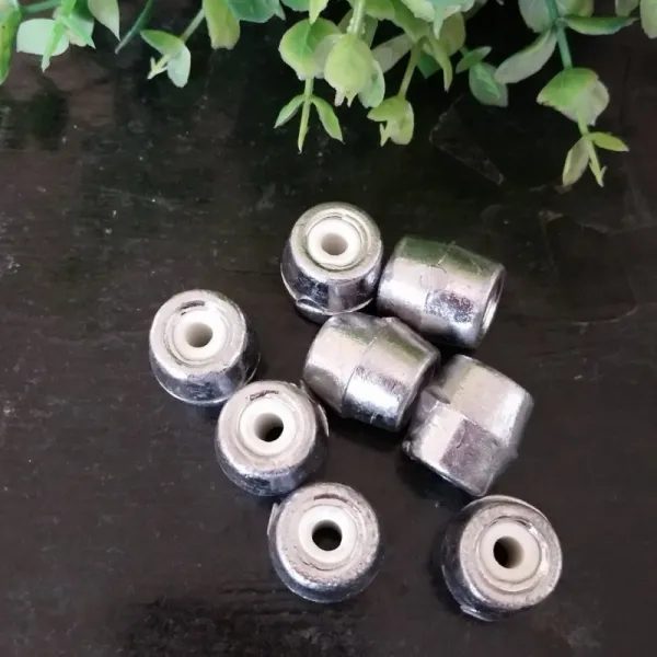 자기 링 위치추적 납 펜던트 속 속이 텅 빈 세라믹 심수수괴 주판 실이 다치지 않고 미끄러짐