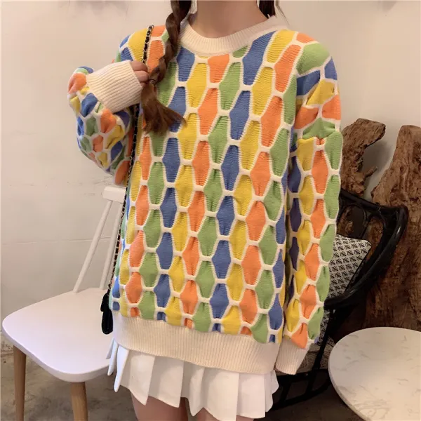 바른몰 여성 겨울 라운드넥 스웨터