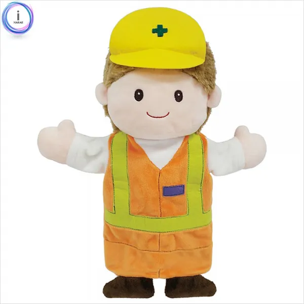 손인형 직업이야기 건설노무자 헝겊촉감교구 완구 AGG+1785EA, 셀러존 본상품선택