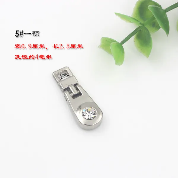 CHH 코스튬의상 거두절미 금속 조각을 당기다 합금 어자물쇠 가방 장식 큐빅상감 펜던트 DIY 부자재, 5#1 톨