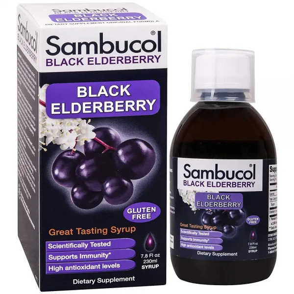 삼부콜 Sambucol 블랙 엘더베리 시럽 오리지널 230ml, 1개