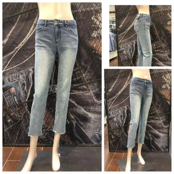 [현대백화점]J.FRJ Jeans(에프알제이)F97F-DP827A L톤워싱앵클슬림(덧댐구제)청바지　　
