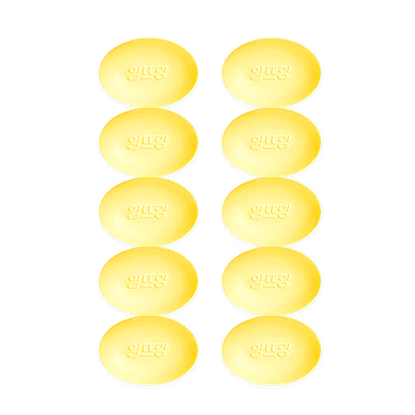 알뜨랑비누 알뜨랑(130g) 10개 옐로우 목욕탕 여관 모텔 호텔 사우나 숙박업소 비누, 130g