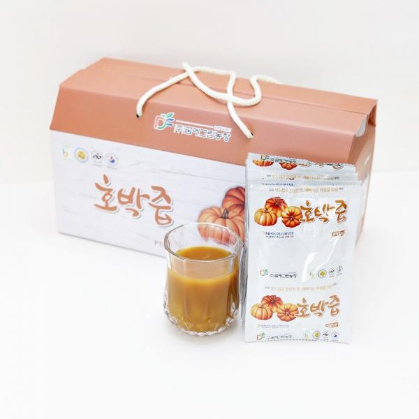 [흙의미학] 순수 호박즙 호박즙원액 1박스 2박스(무설탕), 30팩, 100ml