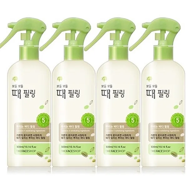 더페이스샵 보들보들 때필링 바디필링 바디스크럽 무료배송 300ml 4개