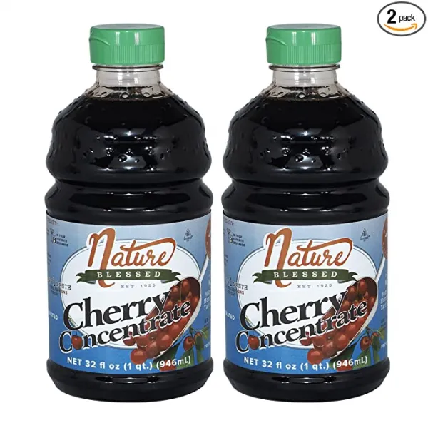 Nature Blessed Tart Cherry Concentrate - 2쿼트(32oz 병 2개), 글루텐 프리, 모든 천연, 아니요, 1개