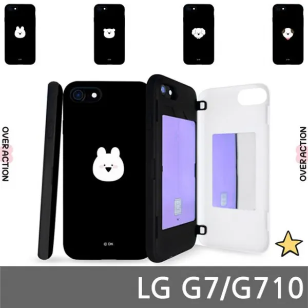  엘리스 핸드폰케이스 Lg G7 오버액션 Blk Min 카드도어케이스 G710