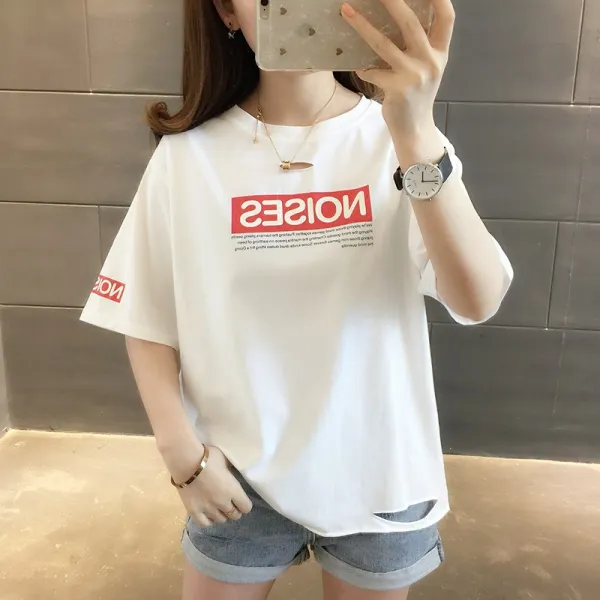 Koulianna 루즈핏 티셔츠 반소매 41900424