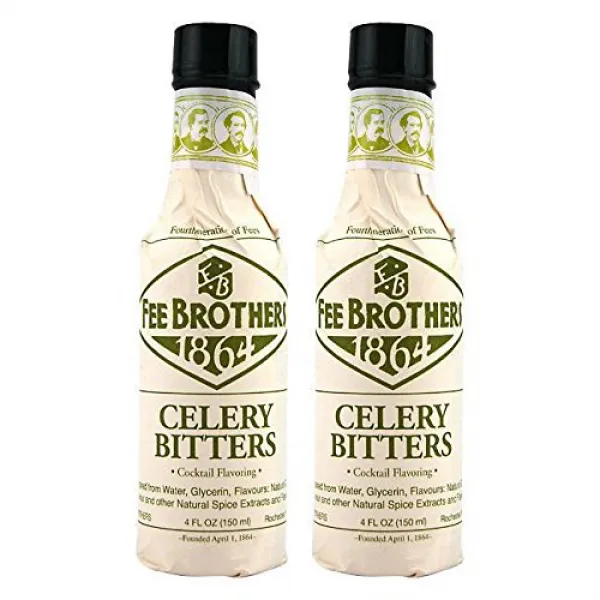 Fee Brothers Celery Cocktail Bitters - 5 oz - 2 Pack 수수료 브라더스 셀러리 칵테일 비 터즈 - 141.7g - 2 팩, 1