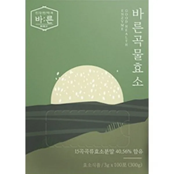 건강한약속 바른 곡물효소 누룽지맛, 90g, 3개