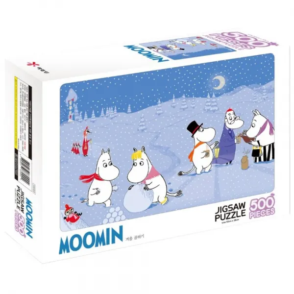 예림당 집콕방콕 무민 500조각 1014조각 2014조각 초특가전, 무민 500pcs 겨울골짜기, 500피스