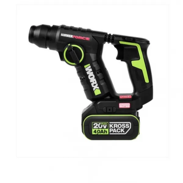  웍스 충전로타리해머드릴 Wu380s.2 20v/4.0ah