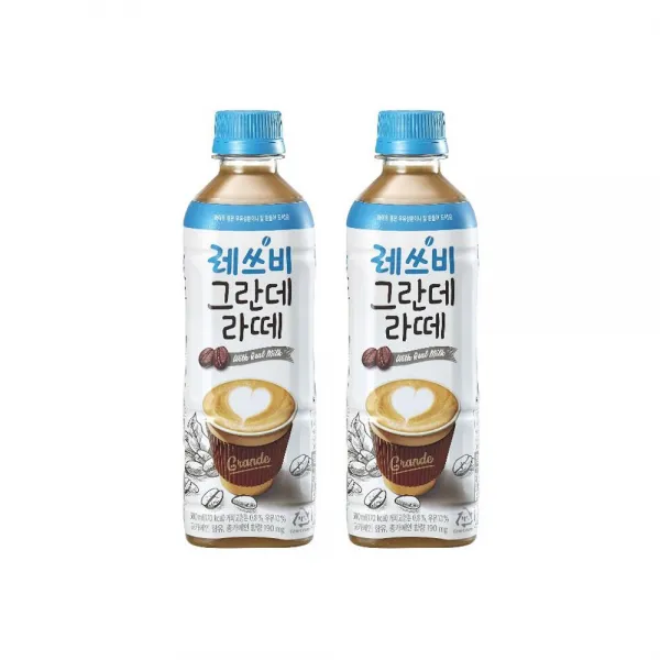 롯데칠성음료 레쓰비 그란데라떼 500ml x 18개입, 500ml, 18개