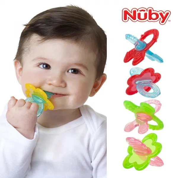 누비 츄비 실리콘 치발기_색상선택 상세설명 참조 블루 나비